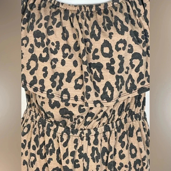 🖤 Sweet Lovely By Jen Boutique Animal Print Romper Medium - Picture 3 of 7